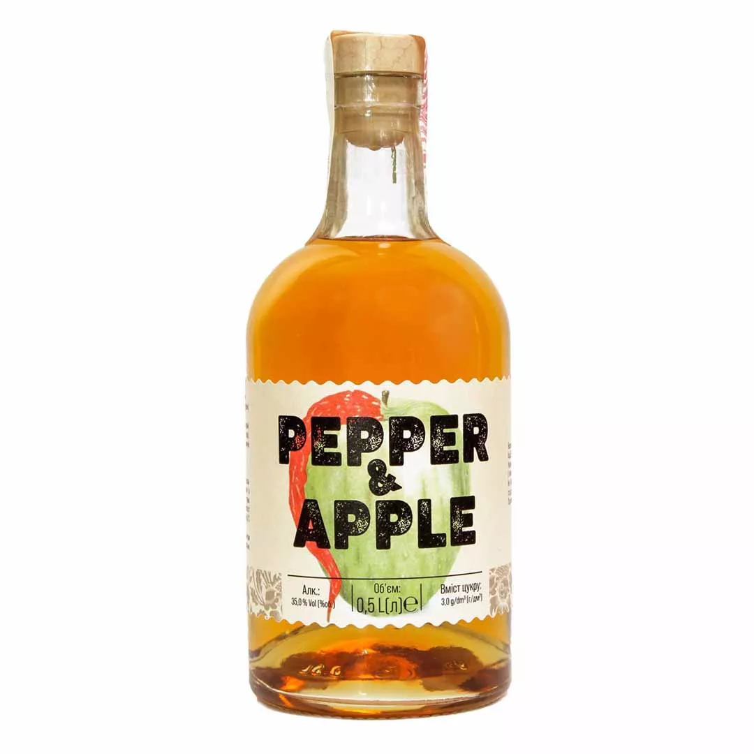 Водка плодовая особая Перец и Яблоко Pepper&amp;Appele 0,5л 35%